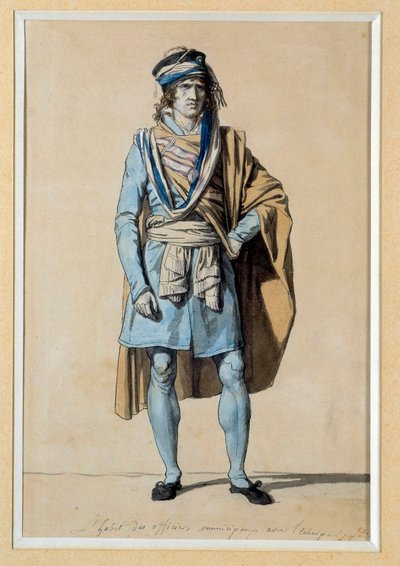 Rivoluzione Francese: progetto di costume civico 1793 