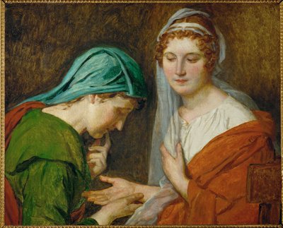 La Bonne Aventure ... (olio su tela) da Jacques Louis David