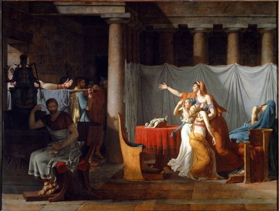 I littori riportano a Bruto i corpi dei suoi figli da Jacques Louis David