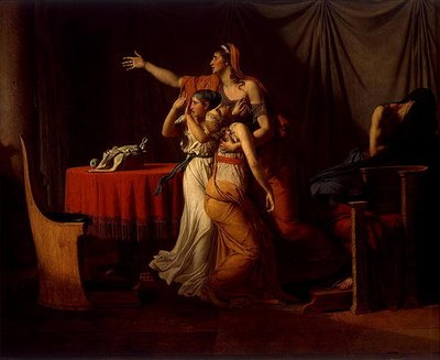 I littori riportano a Bruto i corpi dei suoi figli, 1789 da Jacques Louis David