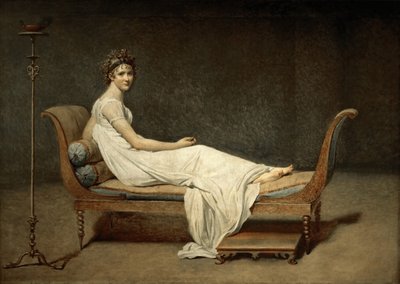 Madame Récamier, nata Julie Bernard 1777-1849 da Jacques Louis David