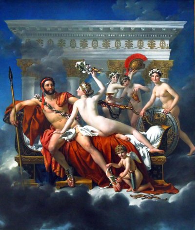 Marte disarmato da Venere e le Tre Grazie da Jacques Louis David