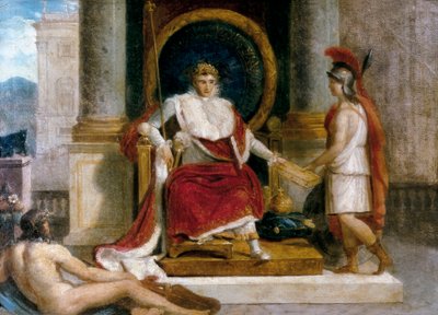 Napoleone I Bonaparte, imperatore francese (1769-1821) introdusse a Roma nel 1806 il Codice delle Leggi da Jacques Louis David