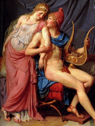Paride ed Elena da Jacques Louis David