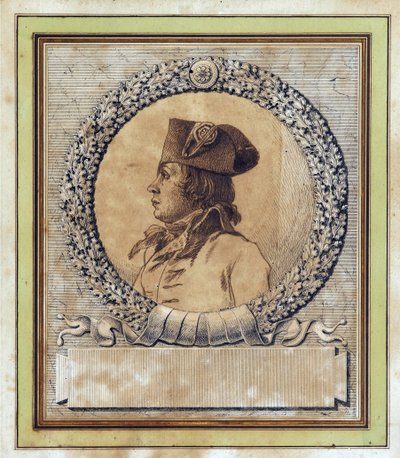 Ritratto di Philippe-François-Joseph Le Bas (1764-1794) di Jacques Louis David (1748-1825) da Jacques Louis David