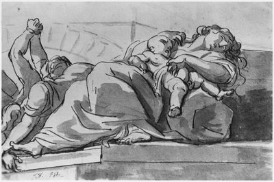 Episodio di peste da Jacques Louis David