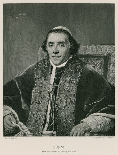Papa Pio VII da Jacques Louis David