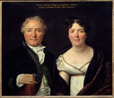 Ritratto di Antoine Mongez e sua moglie Angelique da Jacques Louis David