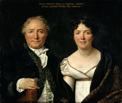 Ritratto di Antoine e Angélique Mongez da Jacques Louis David