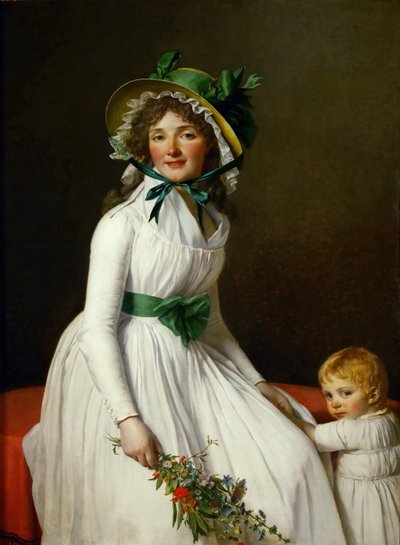 Ritratto di Madame Pierre Seriziat e suo figlio, Emile da Jacques Louis David