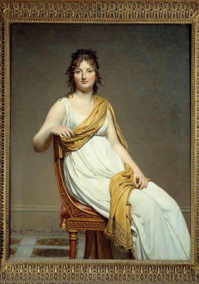 Ritratto di Madame Raymond de Verninac (1780-1827), sorella di Eugène Delacroix. Dipinto di Jacques Louis David (1748-1825) 1799. Museo del Louvre, Parigi da Jacques Louis David