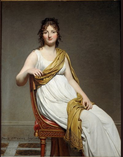 Ritratto di Madame Raymond de Verninac da Jacques Louis David