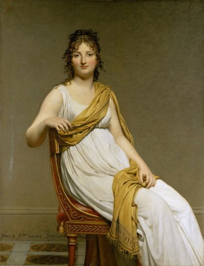 Ritratto di Madame Raymond de Verninac, nata Henriette Delacroix da Jacques Louis David