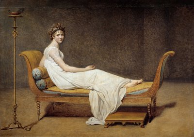 Ritratto di Madame Récamier (1777 - 1849), Jeanne Francoise detta Juliette - Dipinto di Jacques Louis David da Jacques Louis David