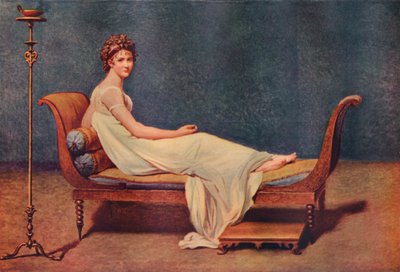 Ritratto di Madame Recamier da Jacques Louis David