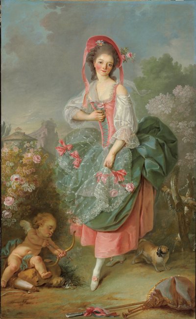 Ritratto di Mademoiselle Guimard come Tersicore da Jacques Louis David