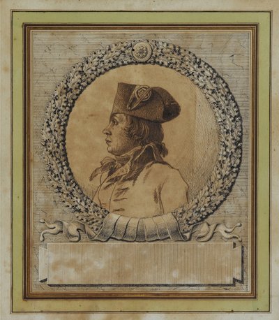 Ritratto di Philippe-François-Joseph Le Bas 1762-1794, c. 1793 da Jacques Louis David
