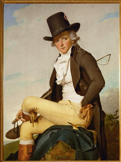 Ritratto di Pierre Seriziat ... da Jacques Louis David