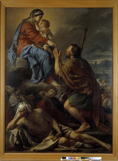 San Rocco che prega la Vergine per la cessazione della peste da Jacques Louis David