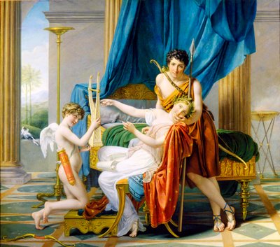 Saffo, Faone e Cupido da Jacques Louis David