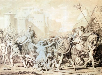 Studio per il ratto delle Sabine da Jacques Louis David