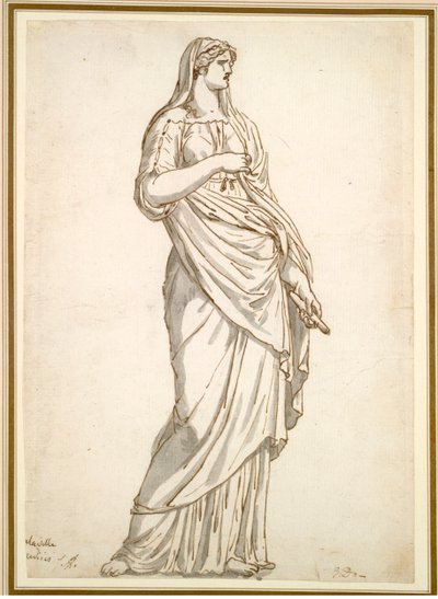 Studio della Statua Sabina dalla Villa Medici, c. 1775-1780 da Jacques Louis David
