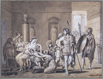 La Partenza di Ettore da Jacques Louis David