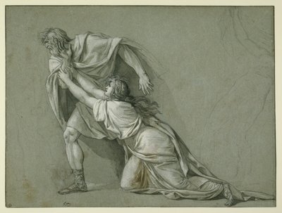 La partenza di Marco Attilio Regolo per Cartagine da Jacques Louis David