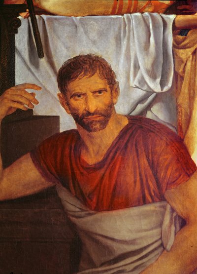 I Littori riportano a Bruto i corpi dei suoi figli (dettaglio) da Jacques Louis David
