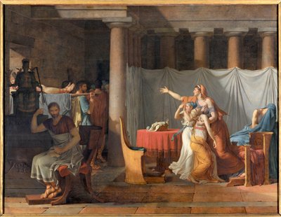 I littori riportano a Lucio Giunio Bruto i corpi dei suoi figli da Jacques Louis David