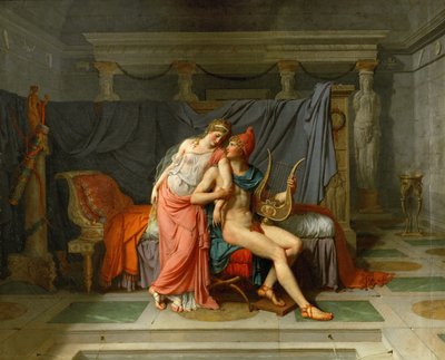 Gli amori di Elena e Paride da Jacques Louis David