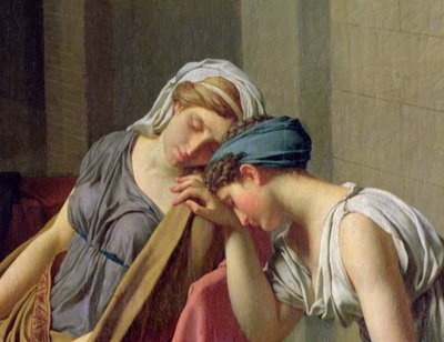 Il giuramento degli Orazi, 1784 (dettaglio) da Jacques Louis David