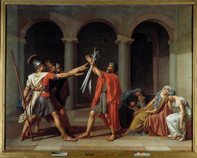 Il Giuramento degli Orazi da Jacques Louis David