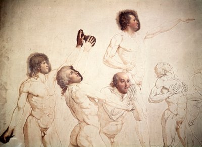 Il giuramento della Pallacorda (dettaglio) da Jacques Louis David