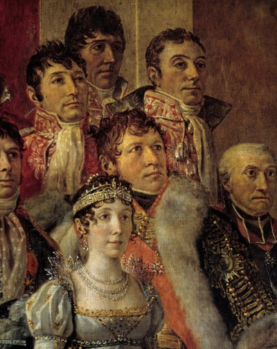 Il rito di Napoleone. (dettaglio) da Jacques Louis David