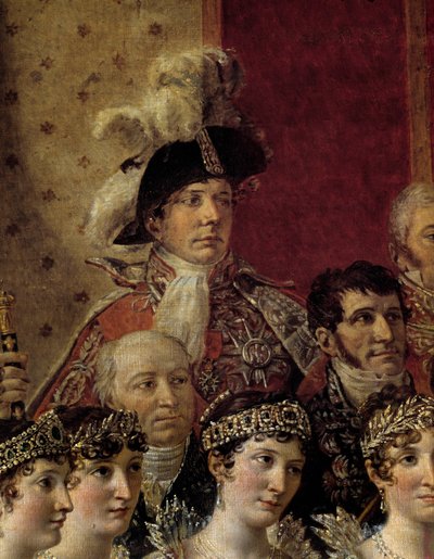 Il Rito di Napoleone. Dettaglio che rappresenta Pauline Bonaparte (Principessa Borghese) da Jacques Louis David