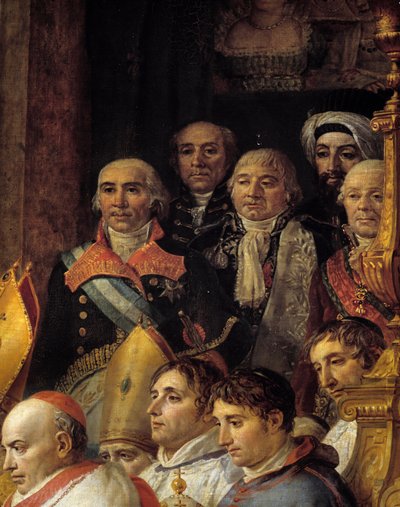 Il rito di Napoleone. (dettaglio) da Jacques Louis David