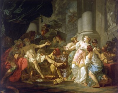 La morte di Seneca da Jacques Louis David