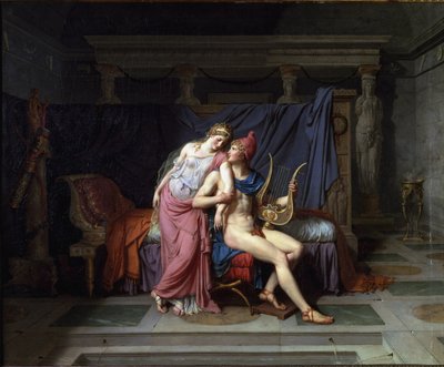 Gli amori di Paride ed Elena da Jacques Louis David