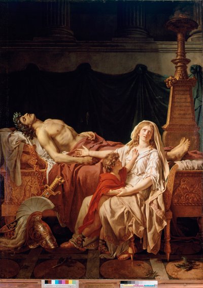 Il dolore di Andromaca da Jacques Louis David