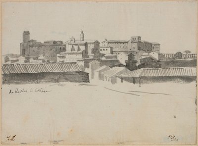 Vista dal Colosseo, Roma da Jacques Louis David