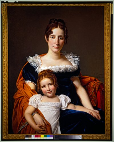 Vicomtesse Vilain XIIII e sua figlia da Jacques Louis David