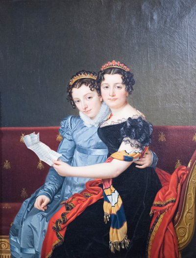 Zenaide e Charlotte Bonaparte da Jacques Louis David