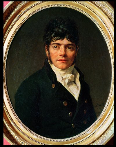 Medaglione ritratto del Conte Esteve, 1804 da Jacques Louis David