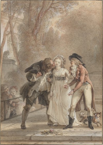 Bacio prestato da Jacques Louis François Touzé