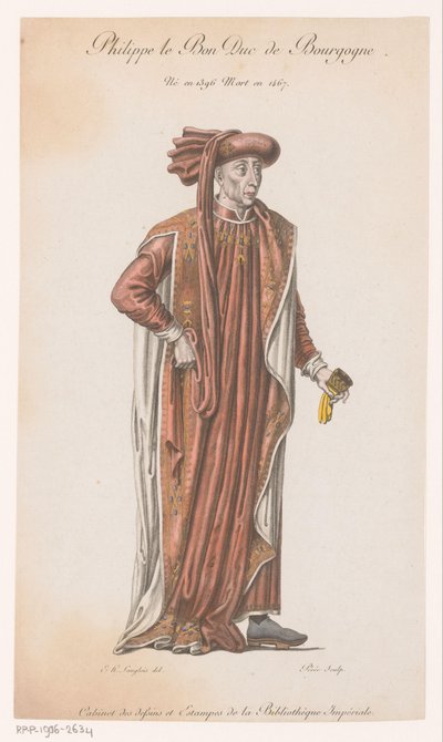 Ritratto di Filippo il Buono da Jacques Louis Perée