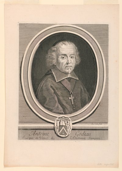 Ritratto di Antoine Godeau (1605-1672) da Jacques Lubin