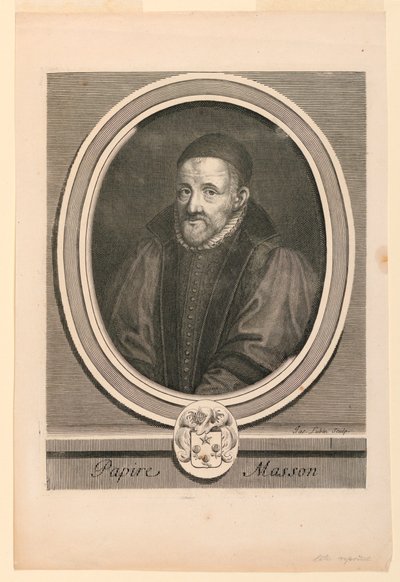 Ritratto di Papire Masson (1544-1611) da Jacques Lubin
