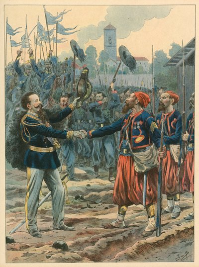 Italia - La marcia reale da Jacques Marie Gaston Onfray de Breville (Job)