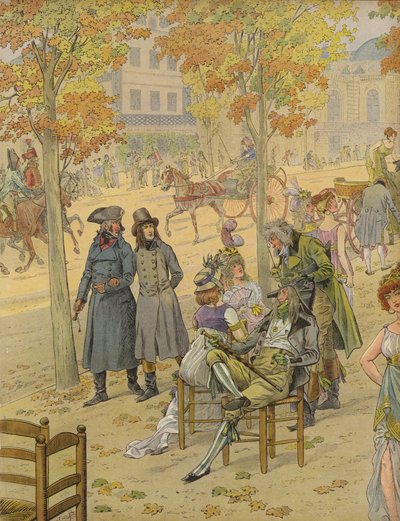 I 12 padiglioni di Les Halles da Jacques Marie Gaston Onfray de Breville (Job)